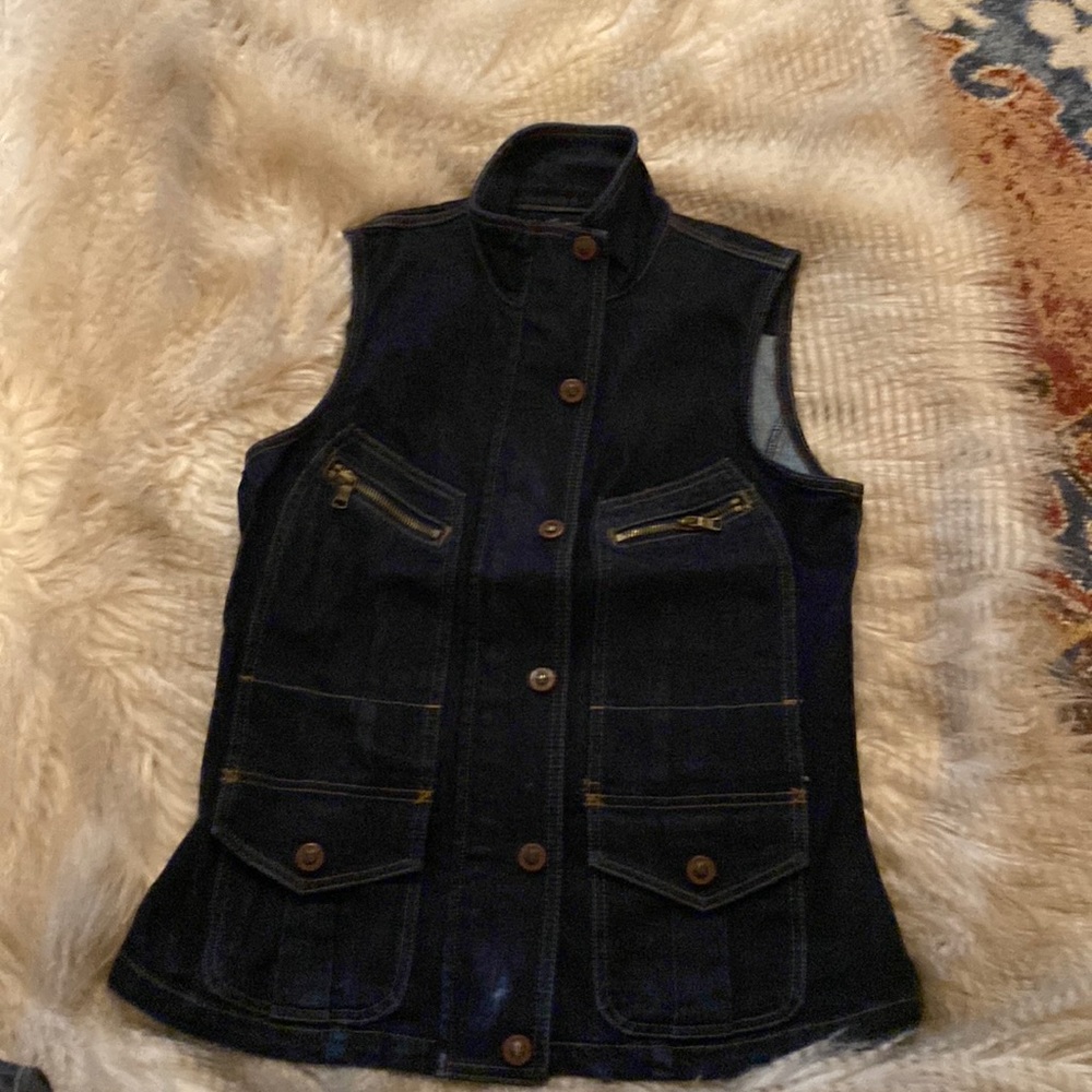 Ralph Lauren Denim Zip & Button Vest